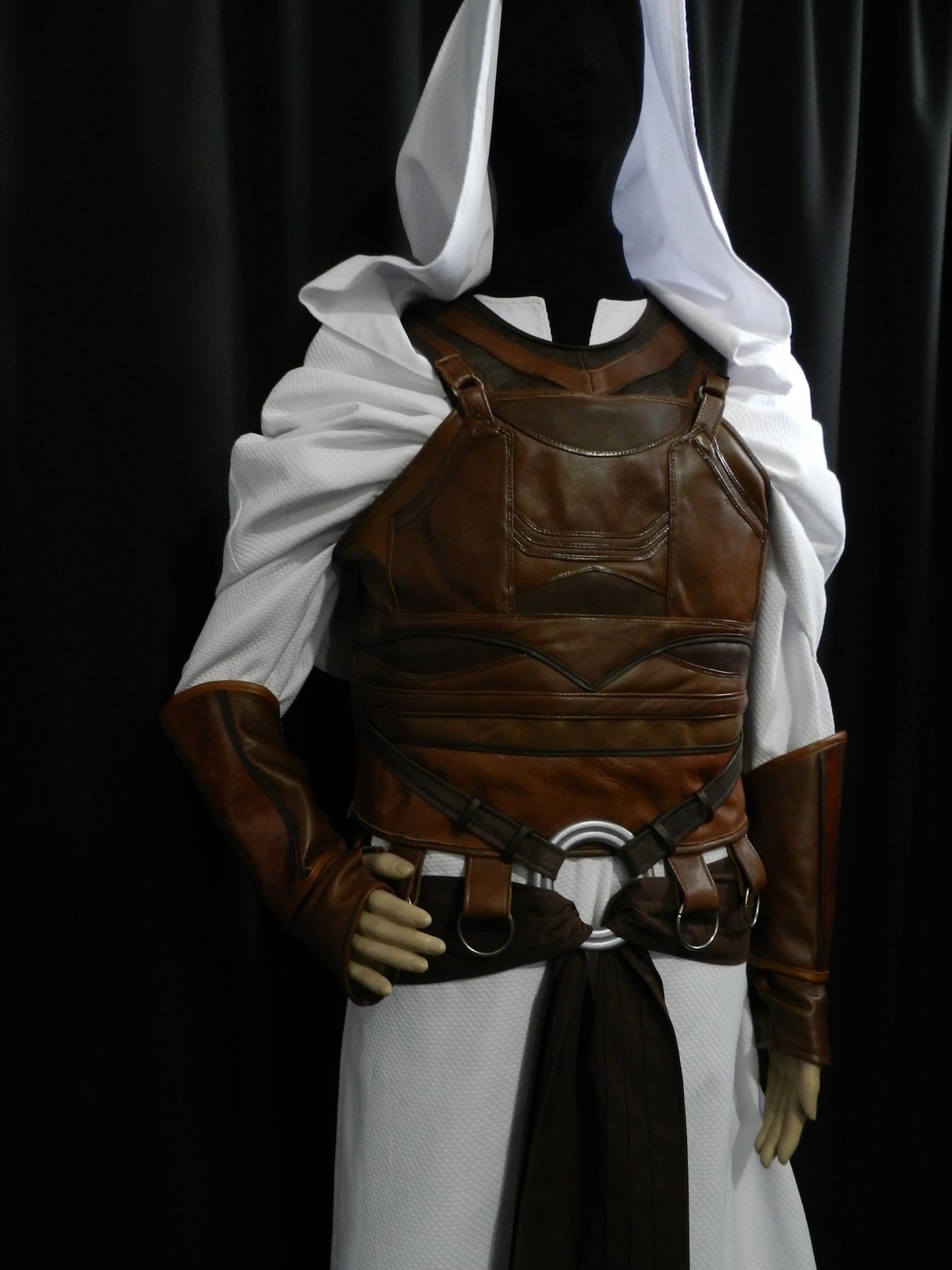 New version! Inspired by Jedi Revan Star wars cosplay costume real OR faux leather custom made to your size!