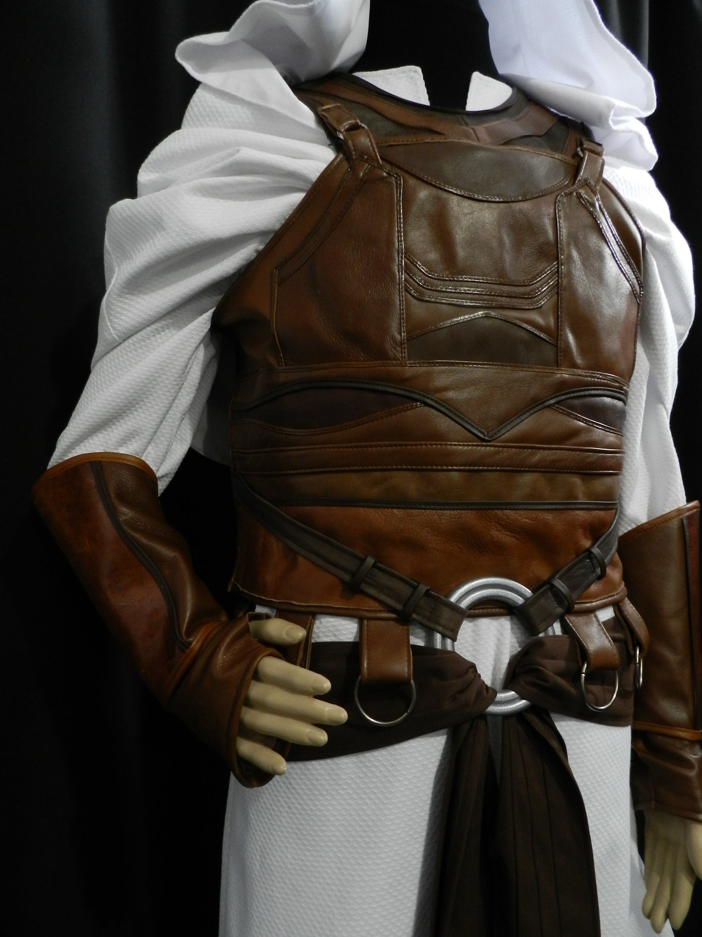 New version! Inspired by Jedi Revan Star wars cosplay costume real OR faux leather custom made to your size!