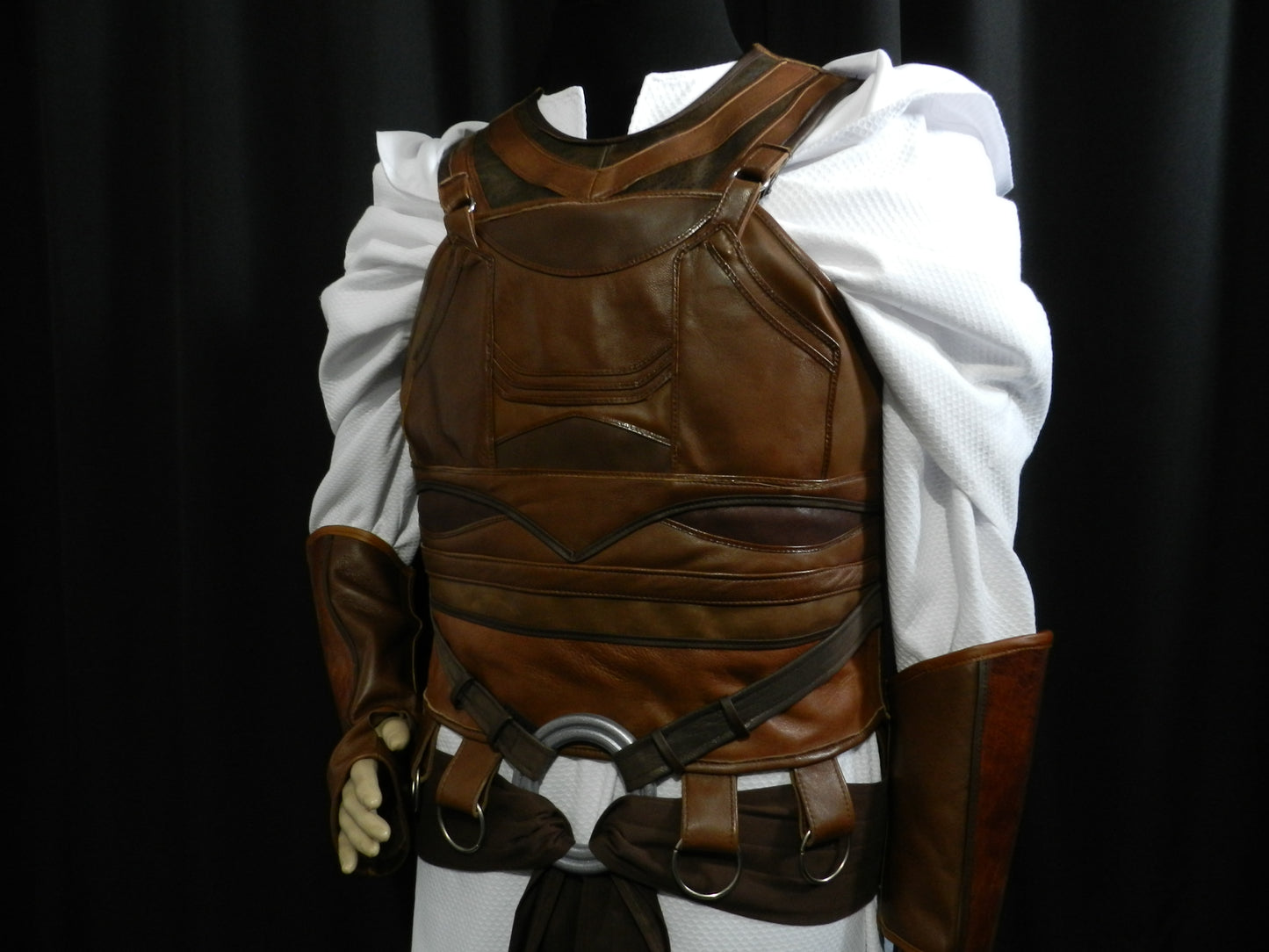 New version! Inspired by Jedi Revan Star wars cosplay costume real OR faux leather custom made to your size!