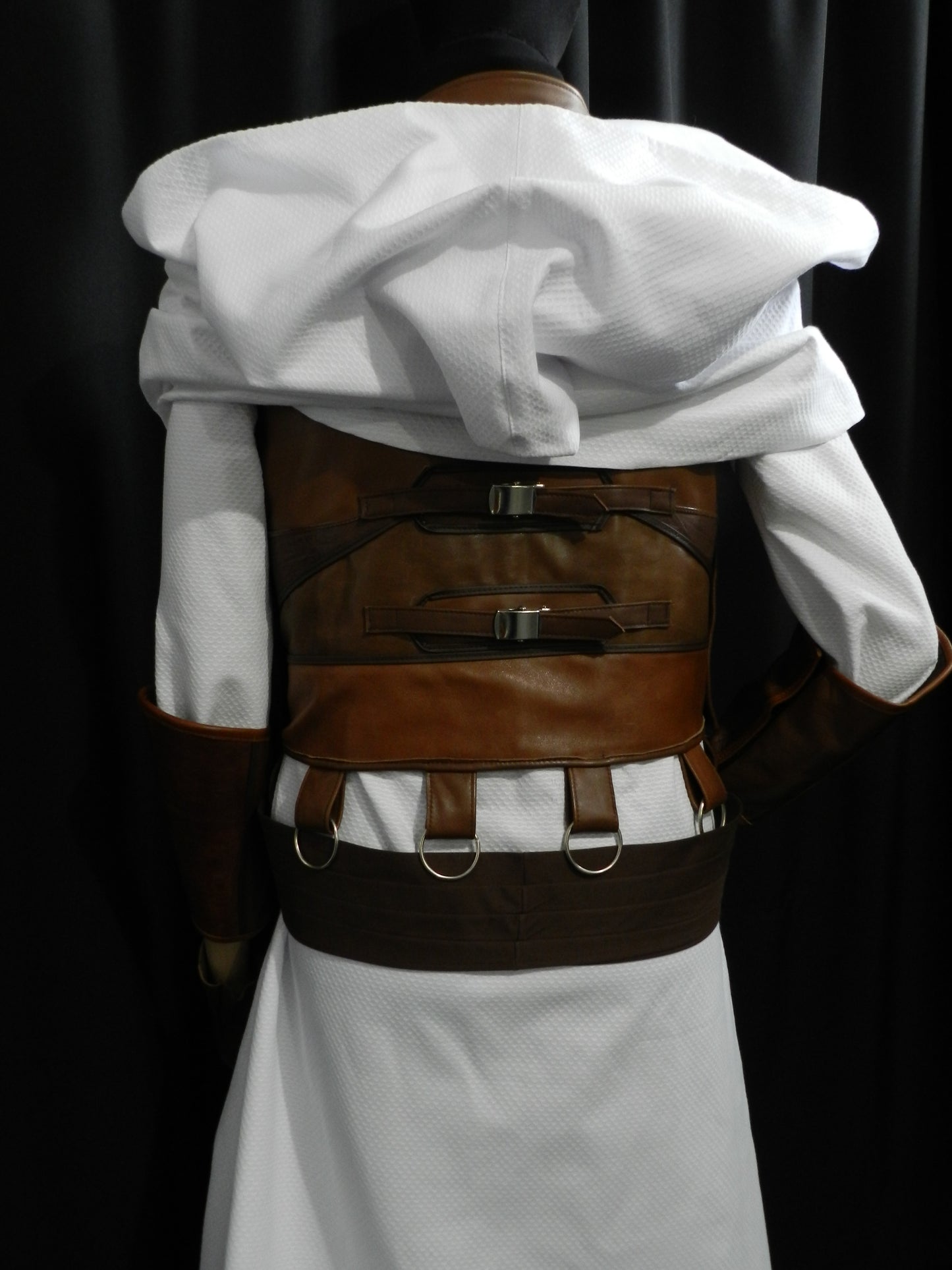 New version! Inspired by Jedi Revan Star wars cosplay costume real OR faux leather custom made to your size!