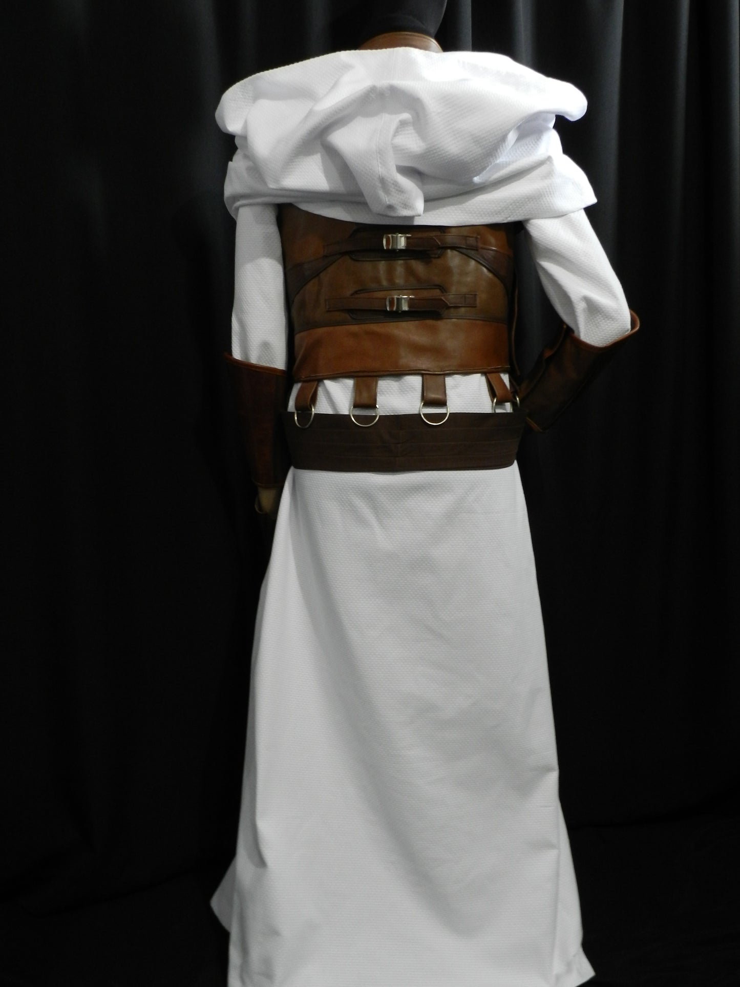 New version! Inspired by Jedi Revan Star wars cosplay costume real OR faux leather custom made to your size!