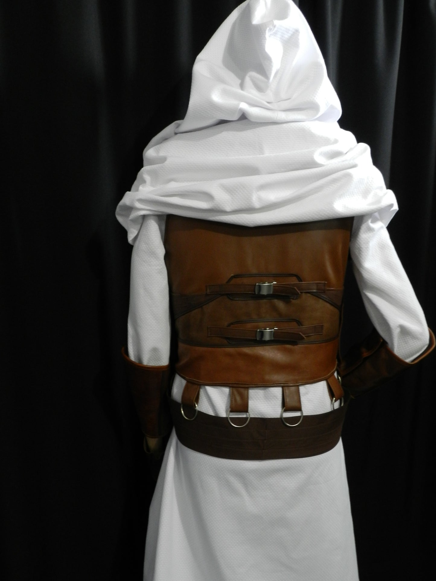 New version! Inspired by Jedi Revan Star wars cosplay costume real OR faux leather custom made to your size!