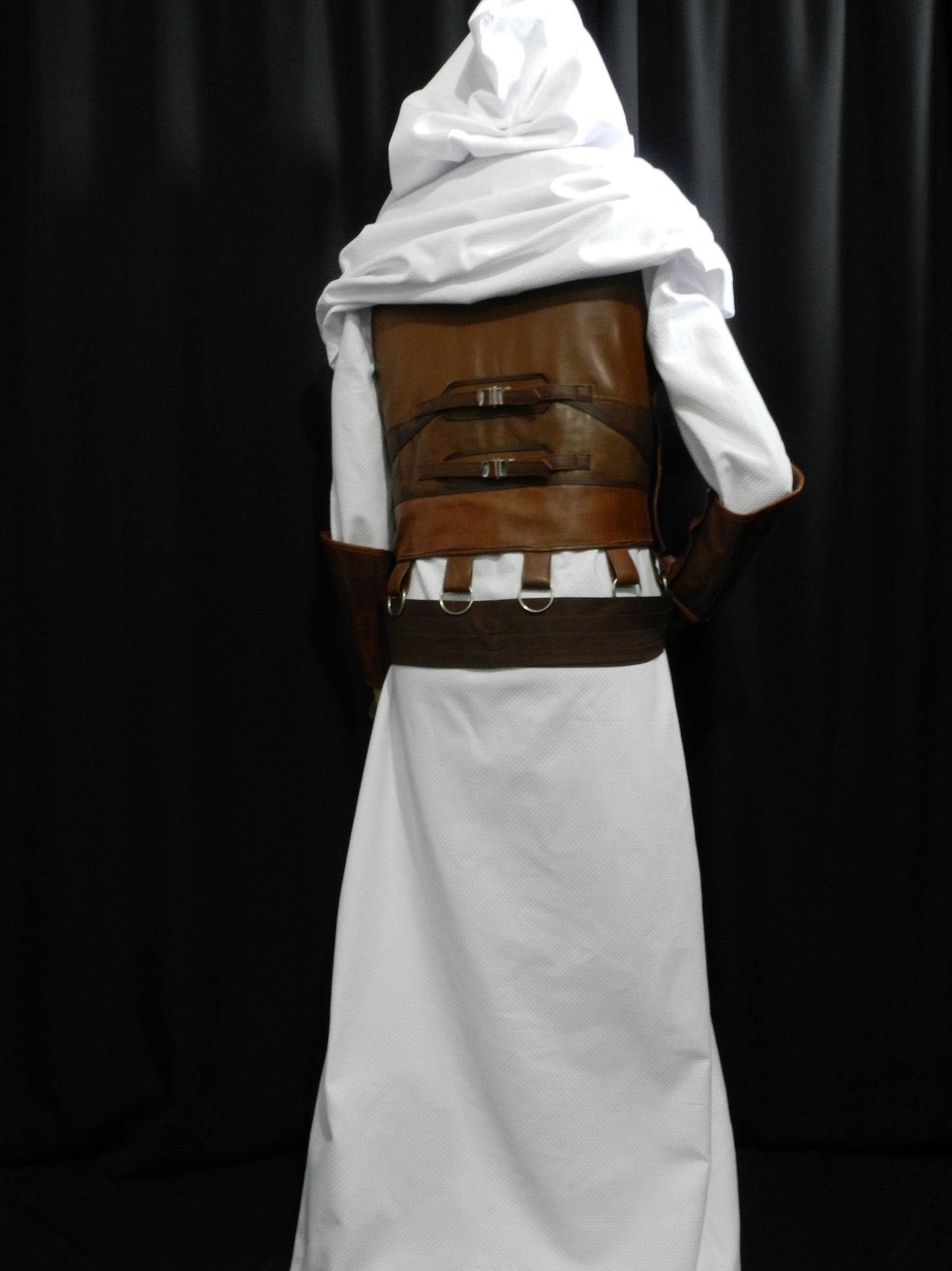 New version! Inspired by Jedi Revan Star wars cosplay costume real OR faux leather custom made to your size!