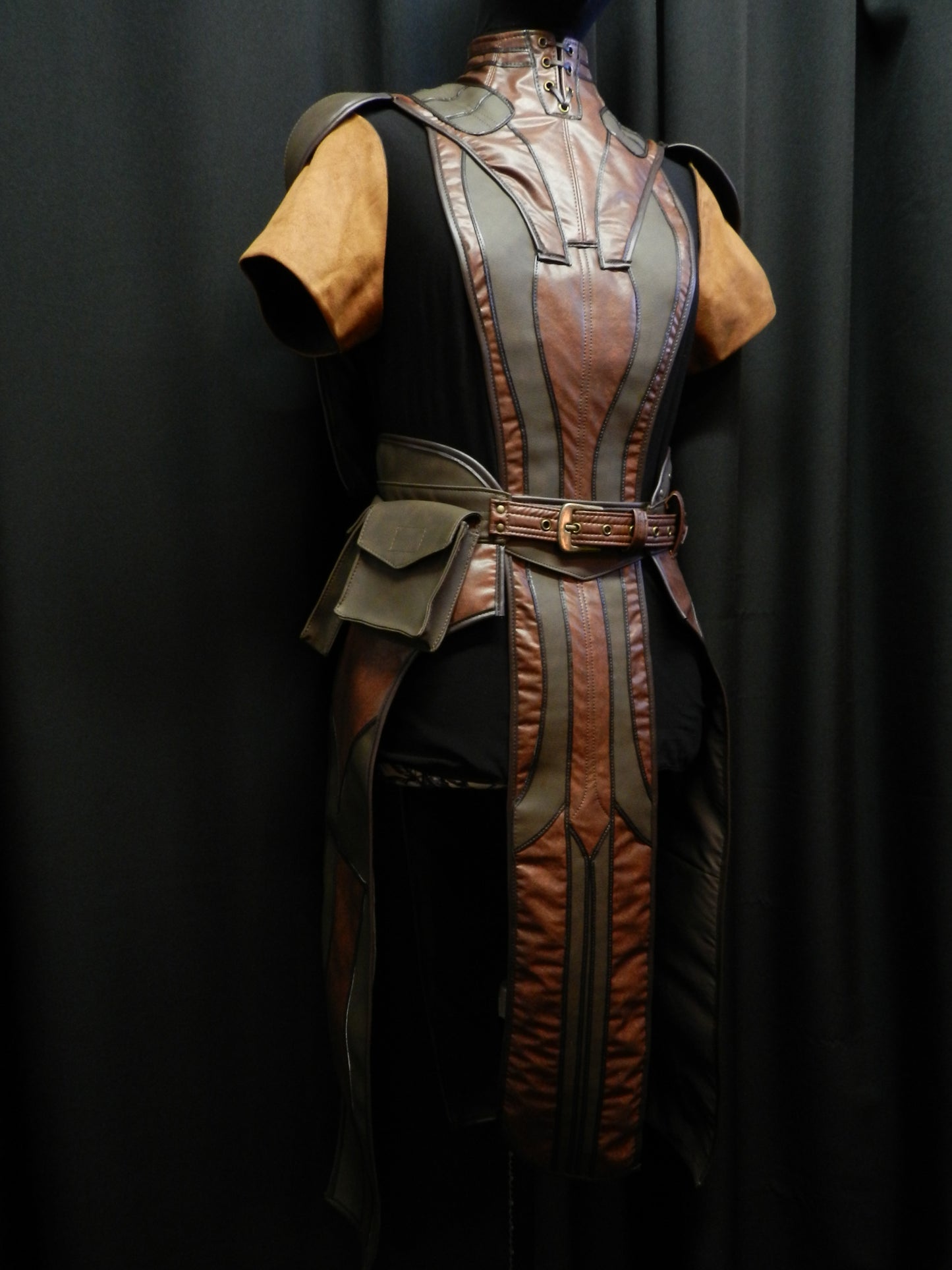 Inspired by Star wars Bastila Shan's costume faux leather armor cosplay custom made to your size!