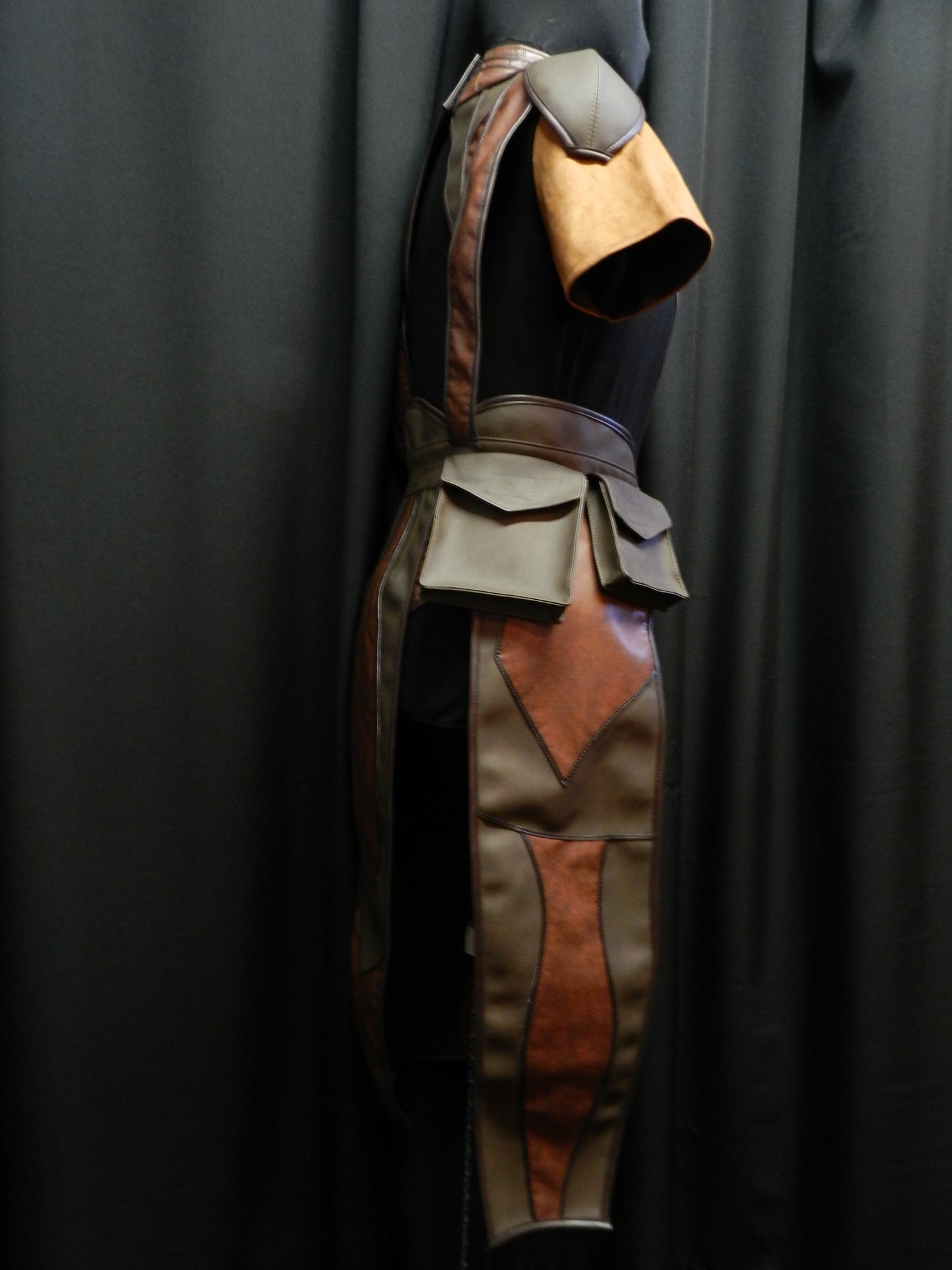 Inspired by Star wars Bastila Shan's costume faux leather armor cosplay custom made to your size!