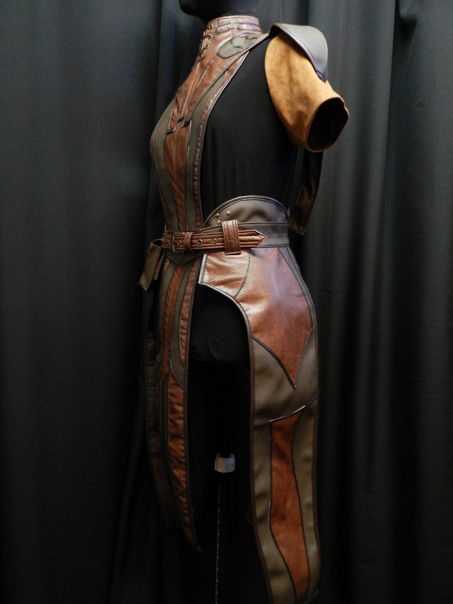 Inspired by Star wars Bastila Shan's costume faux leather armor cosplay custom made to your size!