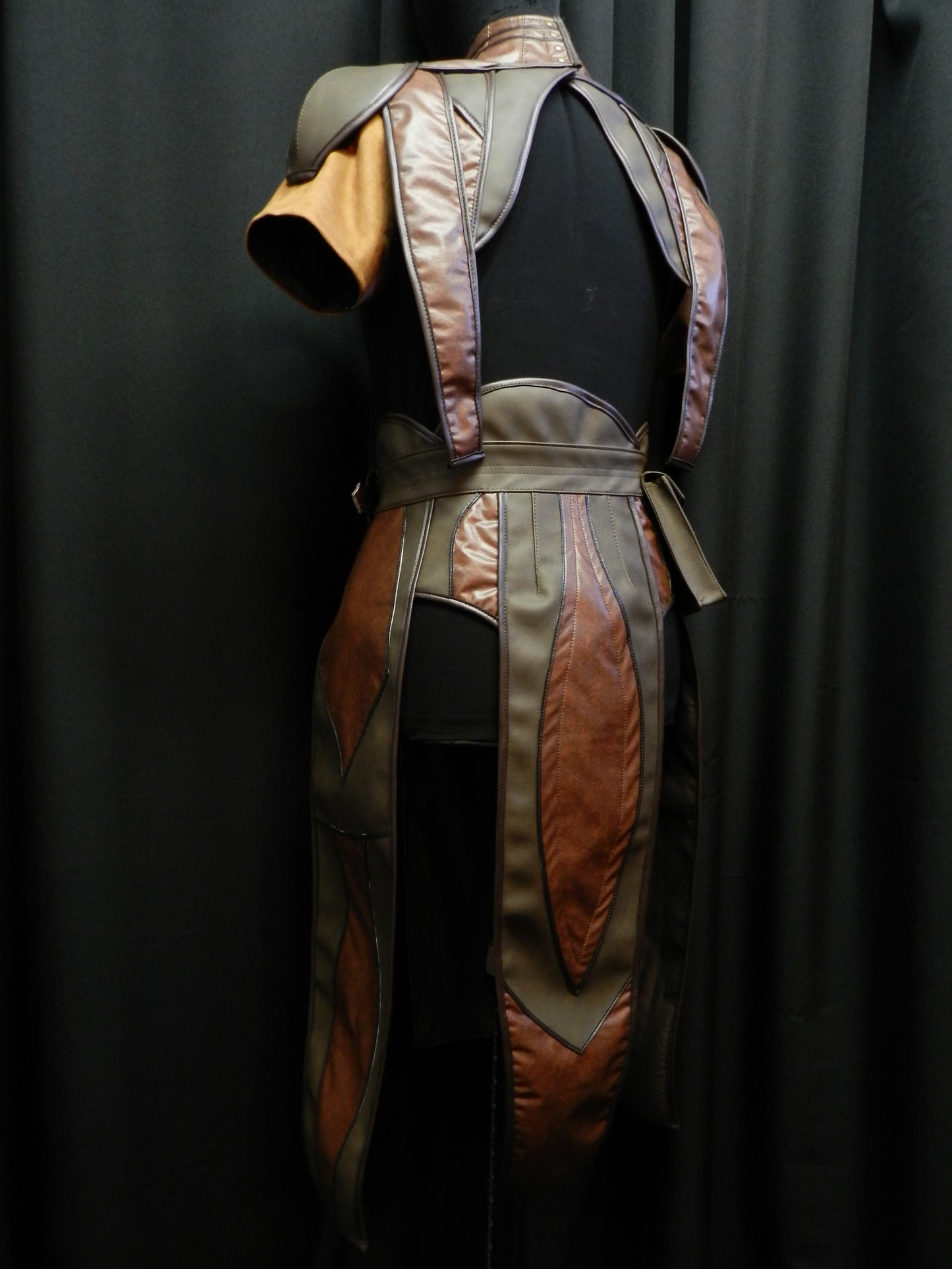 Inspired by Star wars Bastila Shan's costume faux leather armor cosplay custom made to your size!