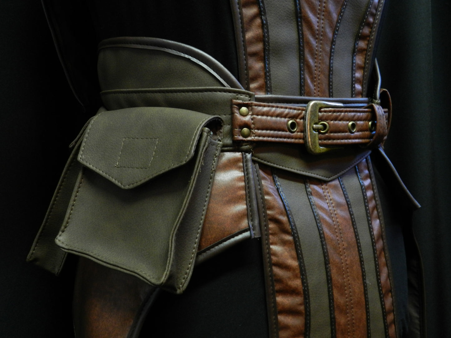 Inspired by Star wars Bastila Shan's costume faux leather armor cosplay custom made to your size!