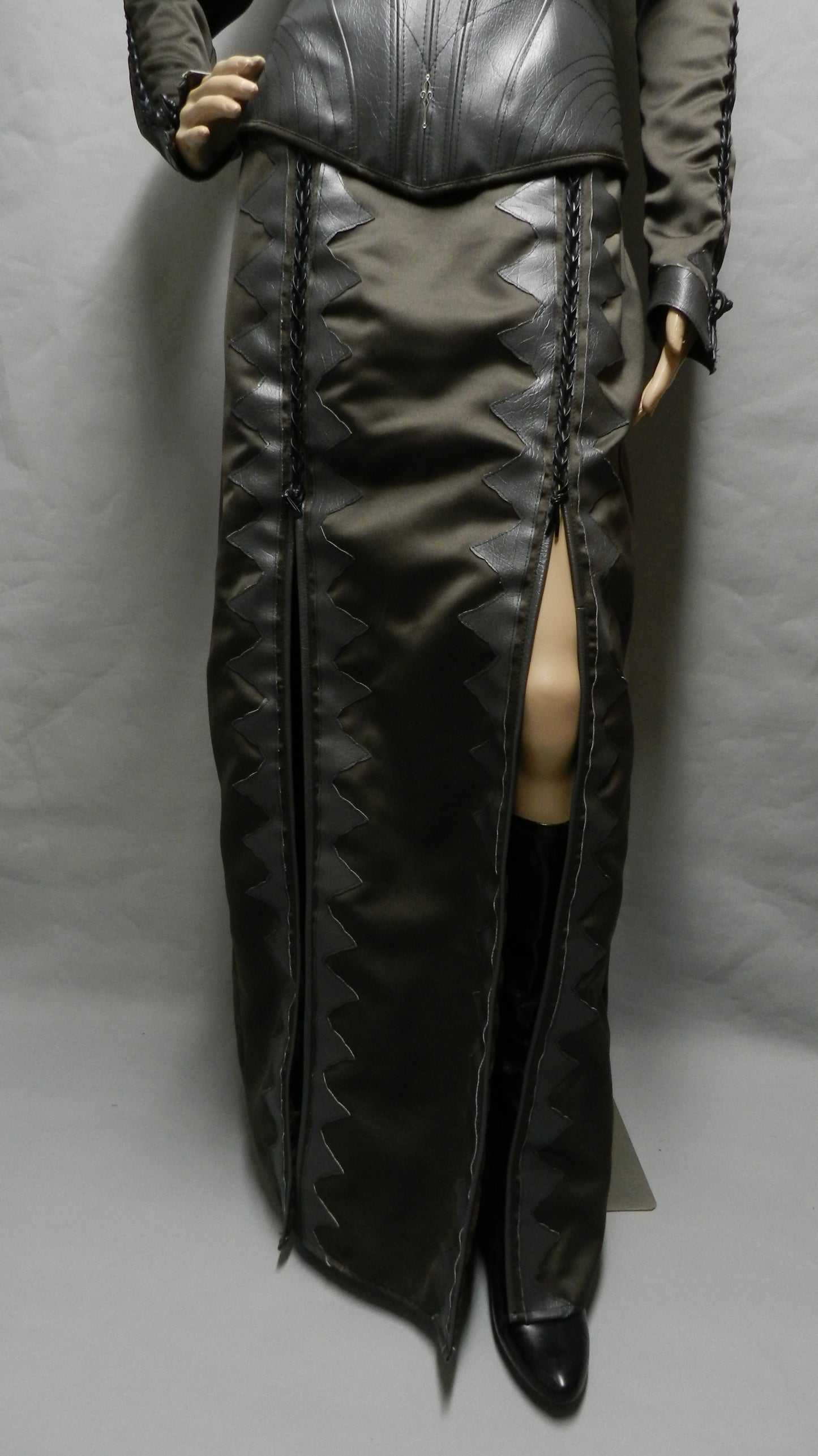 Inspired by Legend of the Seeker Confessor Kahlan's corset / skirt / jacket custom made season 2 dark costume 3 pieces