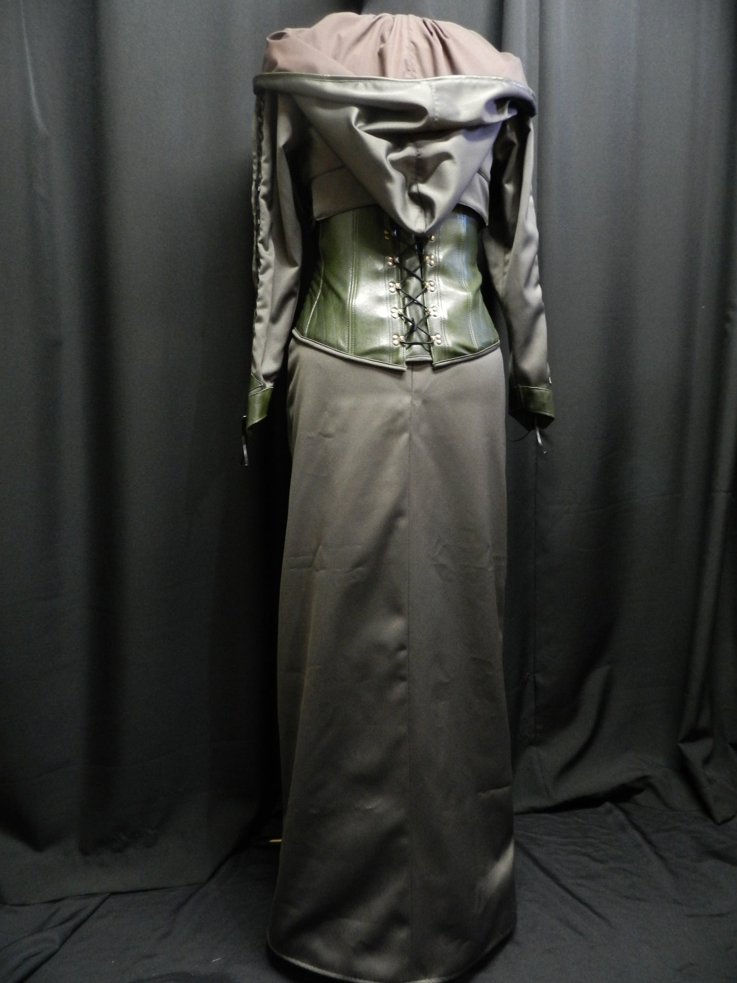 Inspired by Legend of the Seeker Confessor Kahlan's corset / skirt / jacket custom made season 2 dark costume 3 pieces