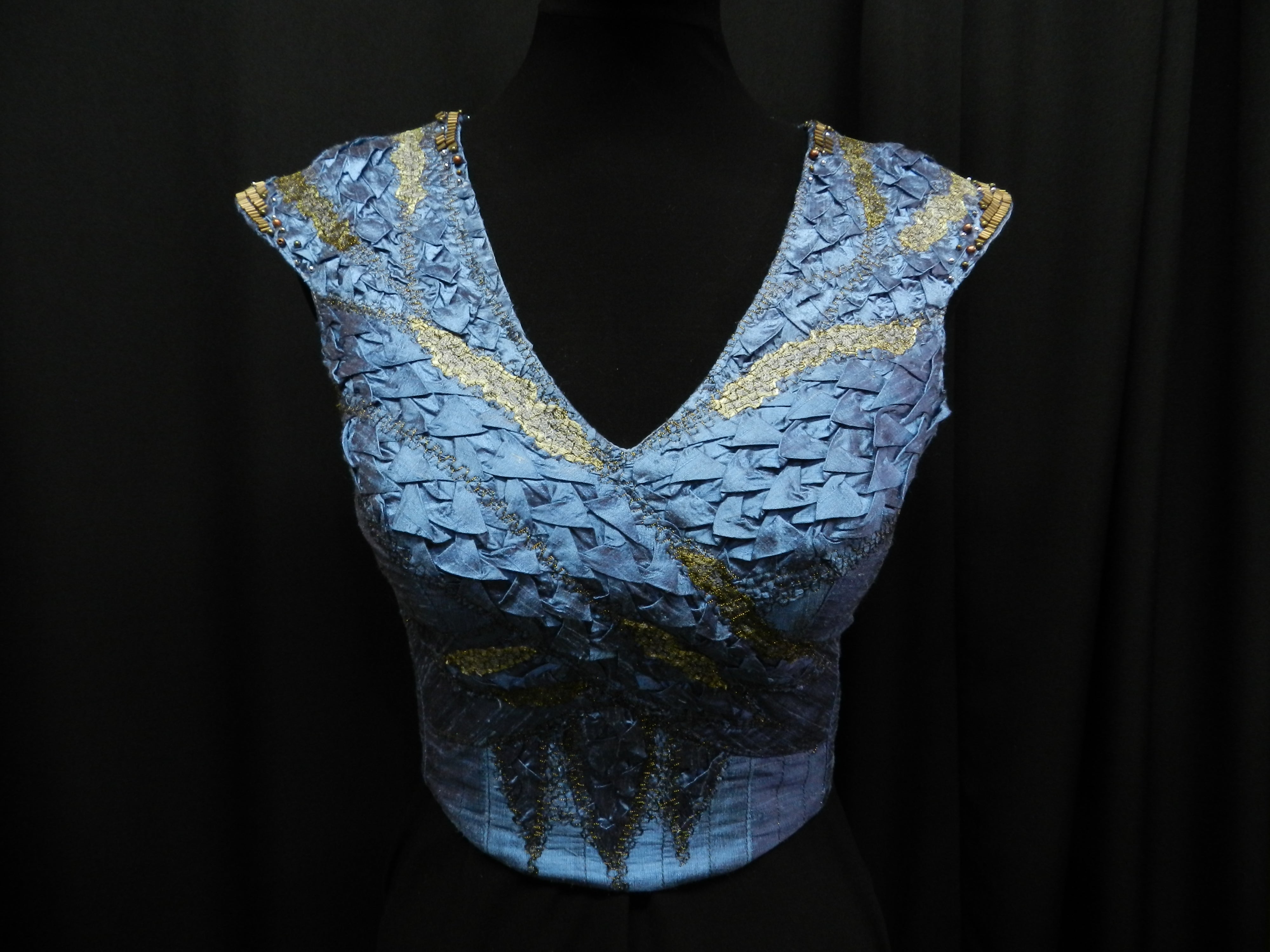Top inspired by Game of Thrones Daenerys azure blue dress season 4 cus