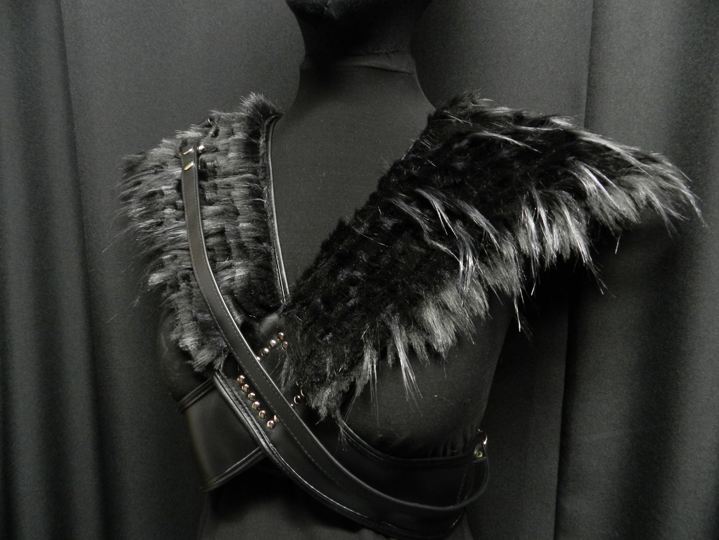 Inspired by Missandei torso armor real leather and faux fur custom made to your size!