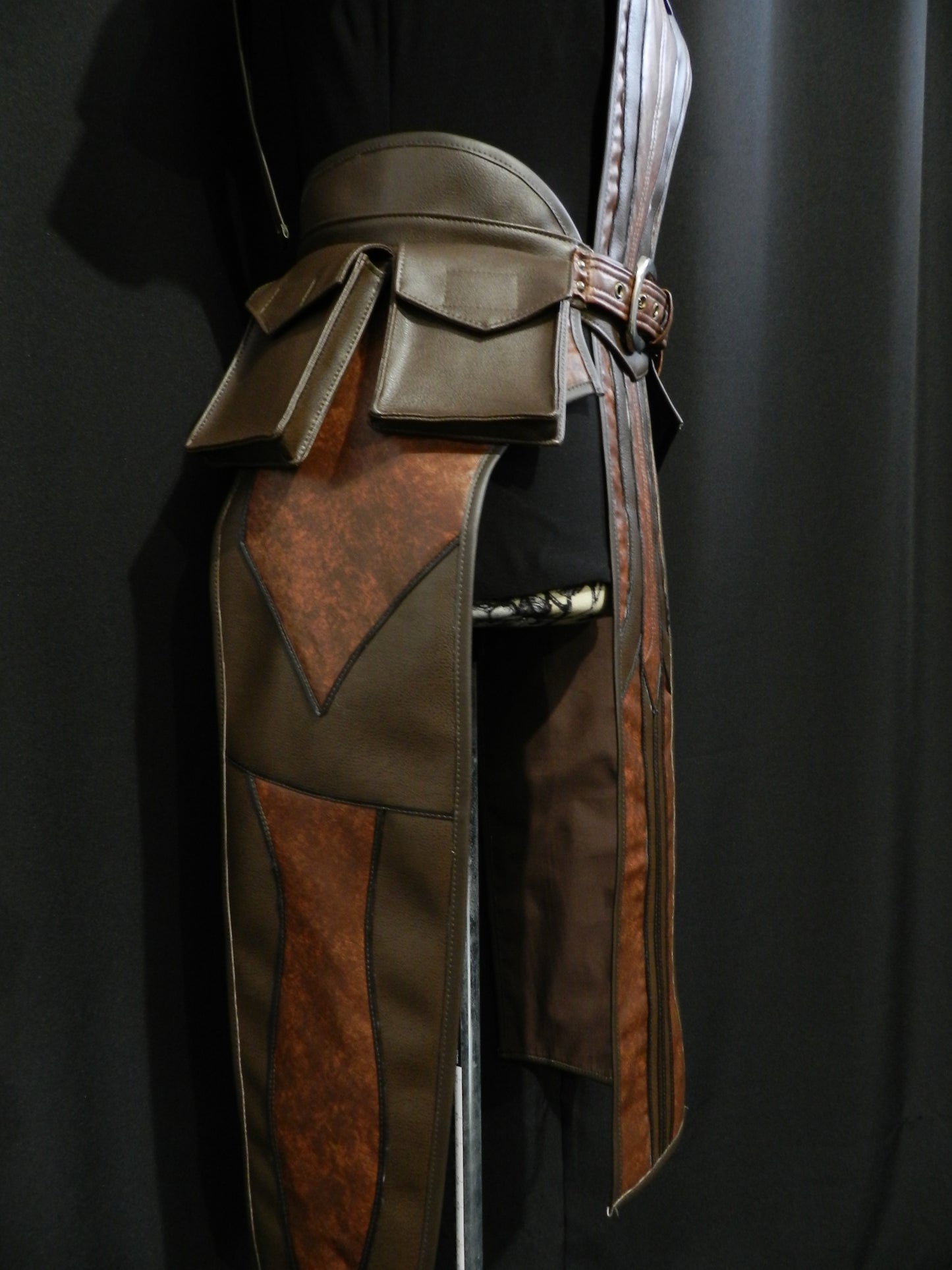 Inspired by Star wars Bastila Shan's costume faux leather armor cosplay custom made to your size!