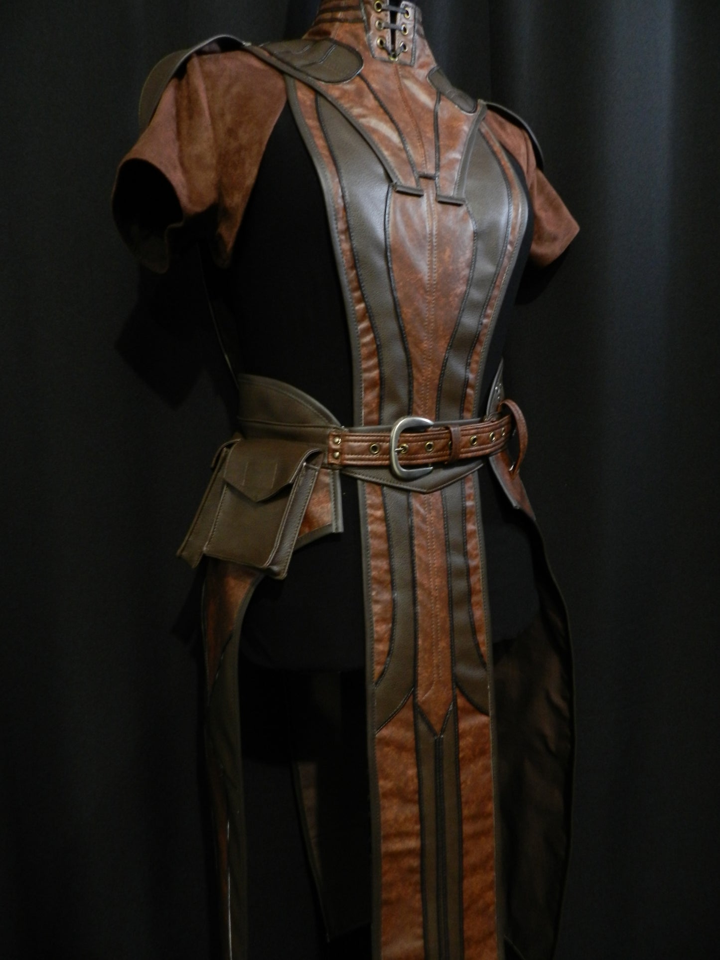 Inspired by Star wars Bastila Shan's costume faux leather armor cosplay custom made to your size!