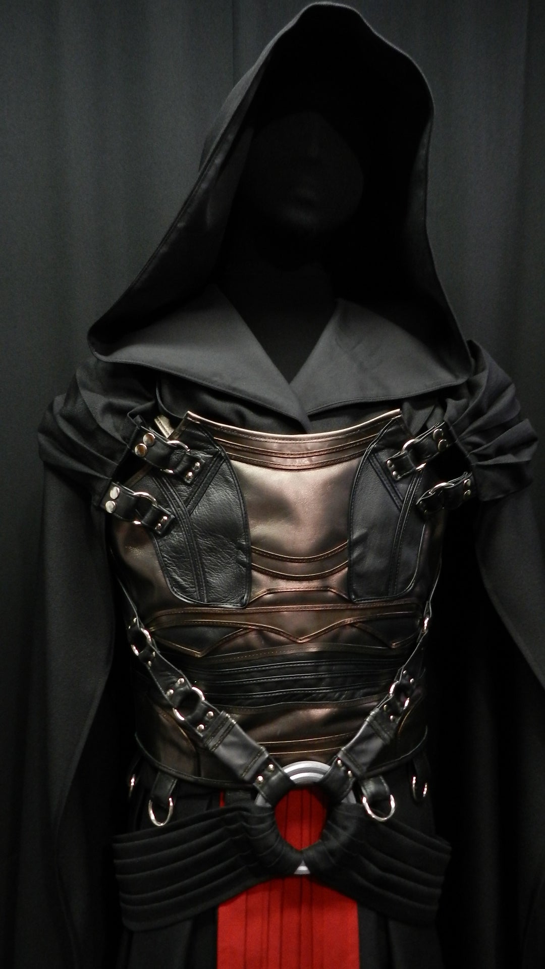 Inspired by Darth Revan Star wars cosplay costume real leather custom made to your size!