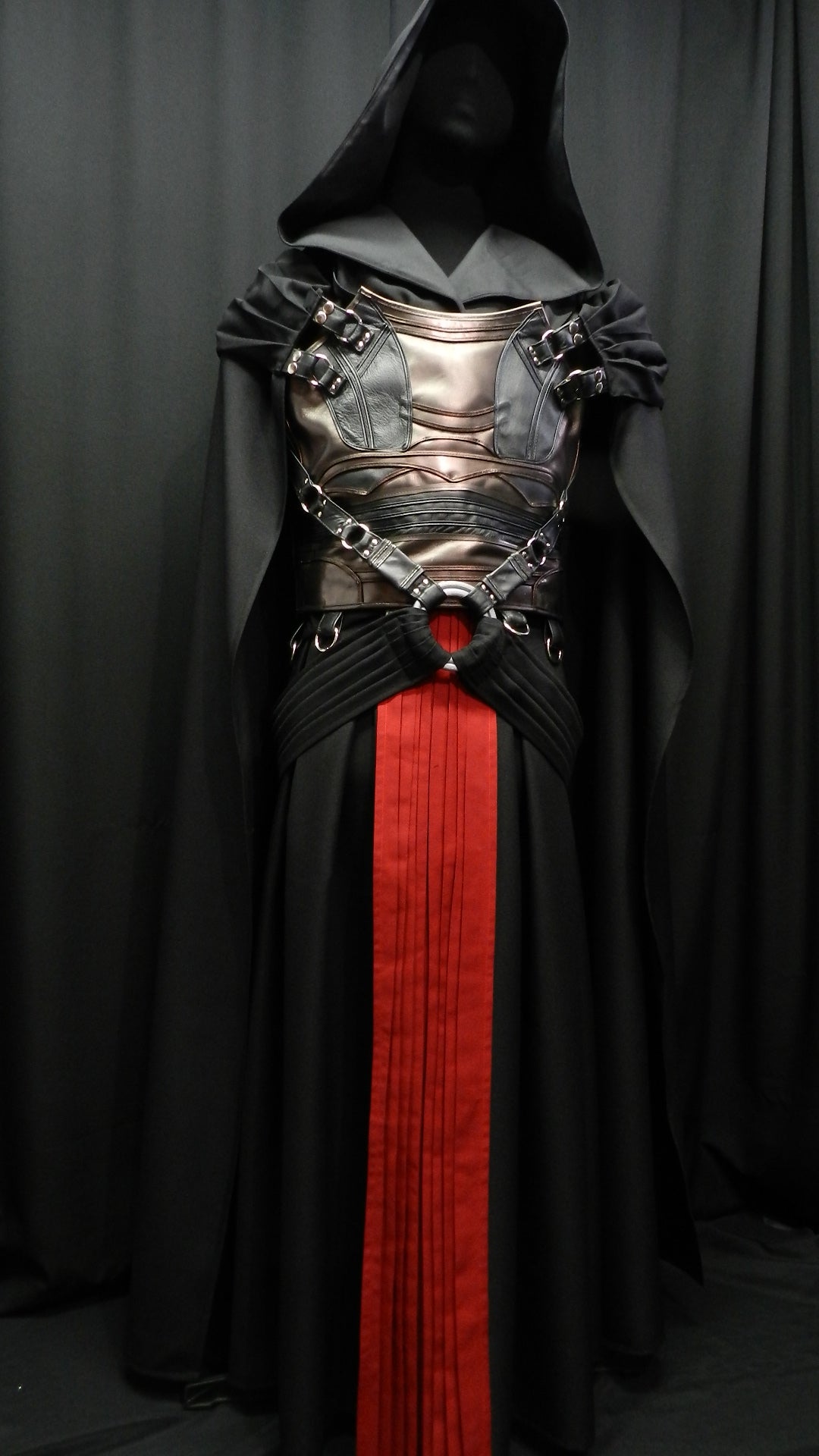 Inspired by Darth Revan Star wars cosplay costume real leather custom made to your size!