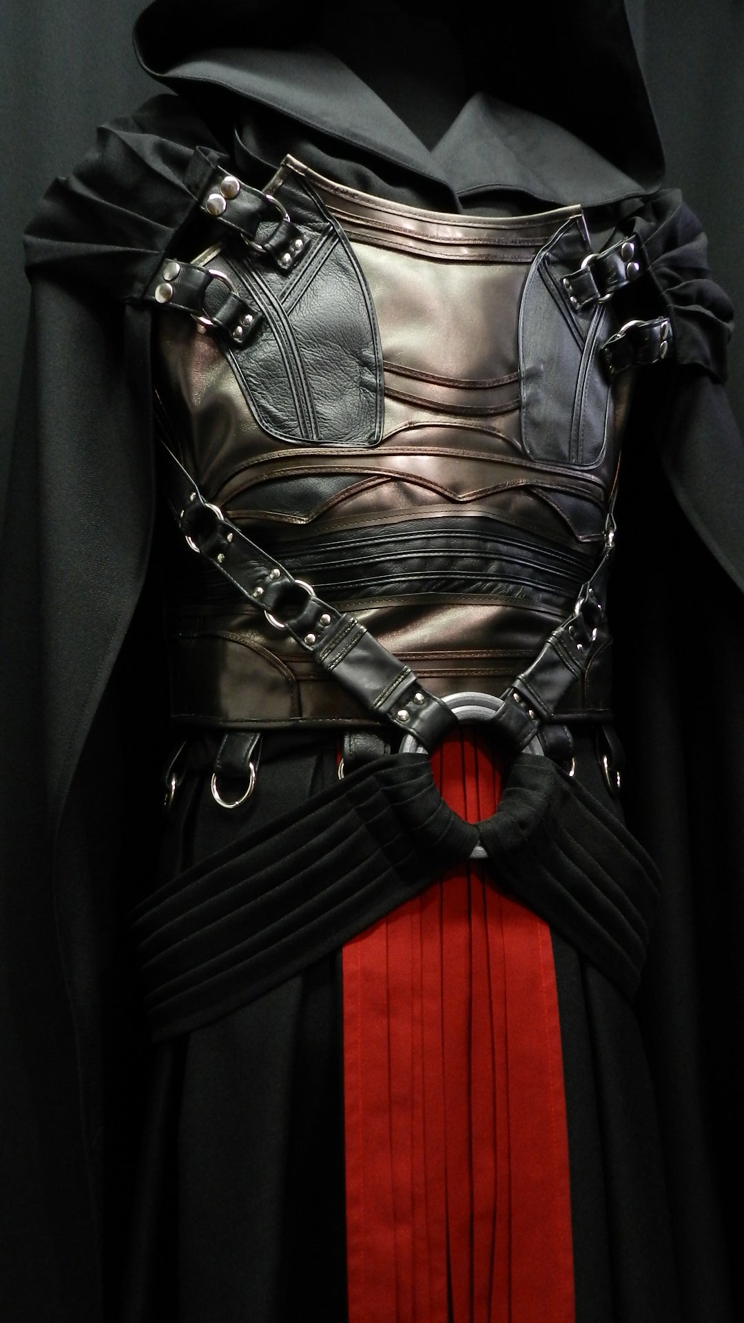 Inspired by Darth Revan Star wars cosplay costume real leather custom made to your size!