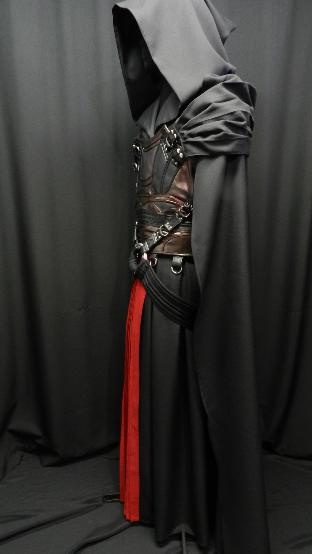 Inspired by Darth Revan Star wars cosplay costume real leather custom made to your size!