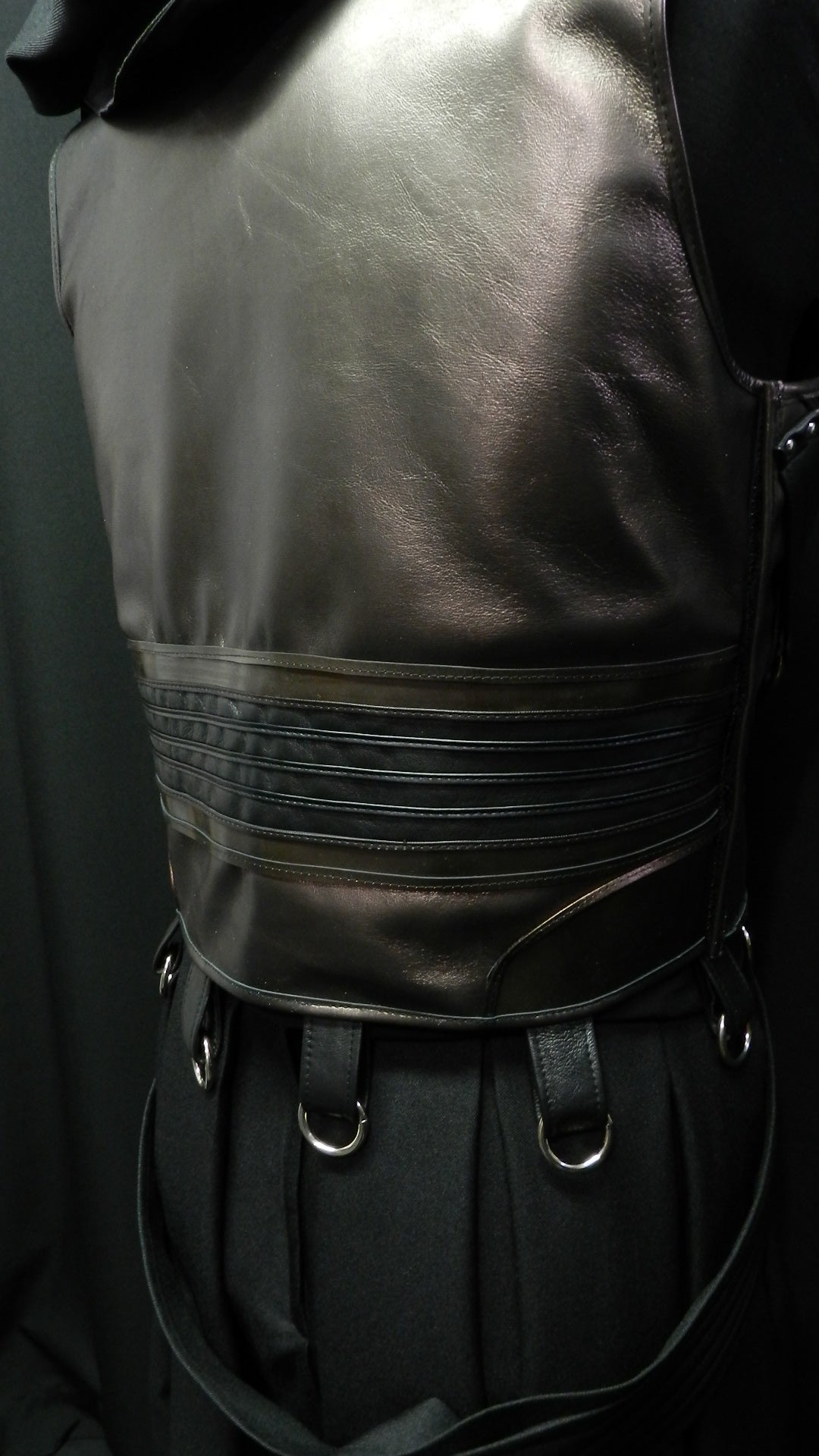 Inspired by Darth Revan Star wars cosplay costume real leather custom made to your size!