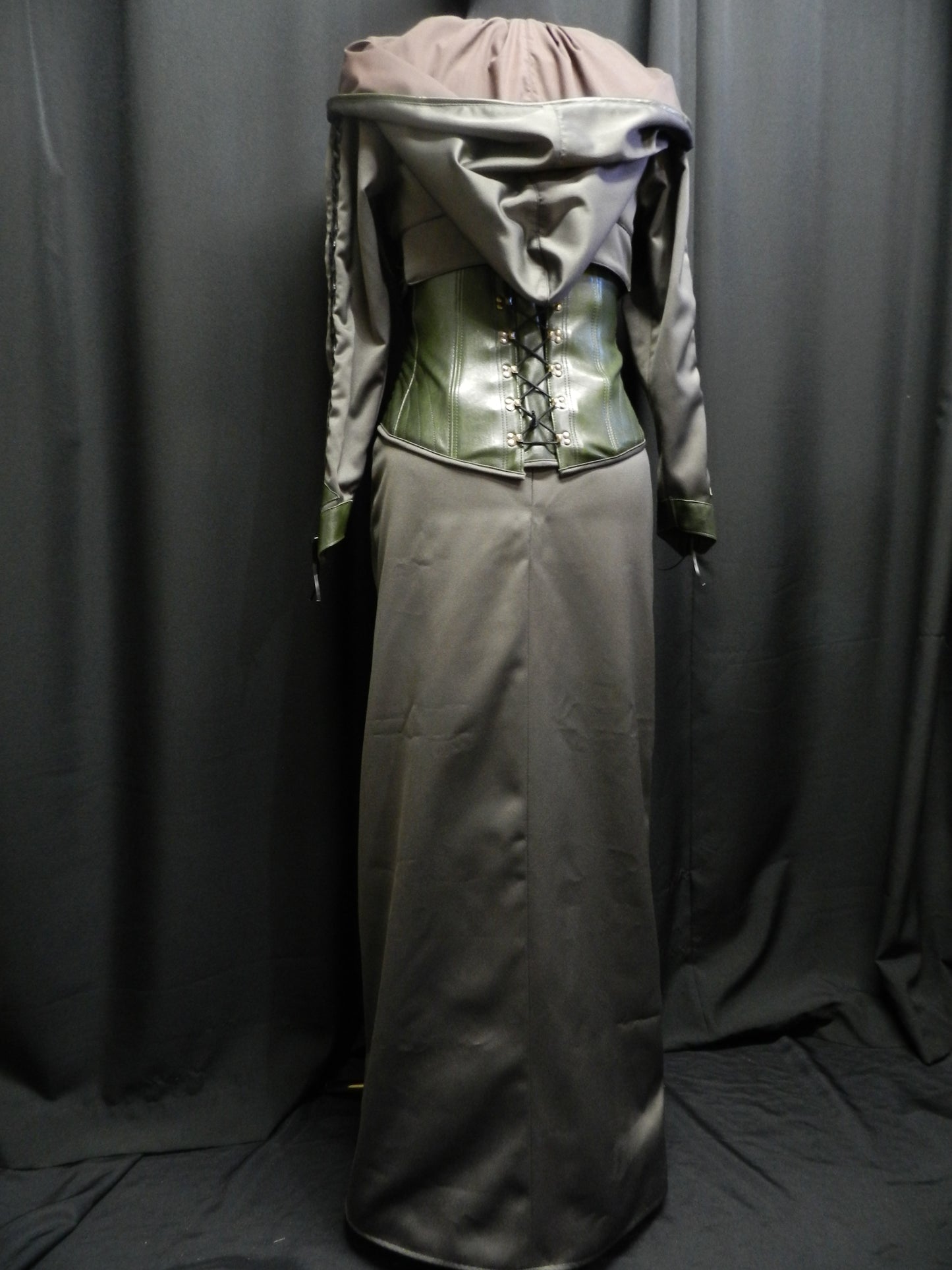 Inspired by Legend of the Seeker Confessor Kahlan's corset / skirt / jacket custom made season 2 dark costume 3 pieces