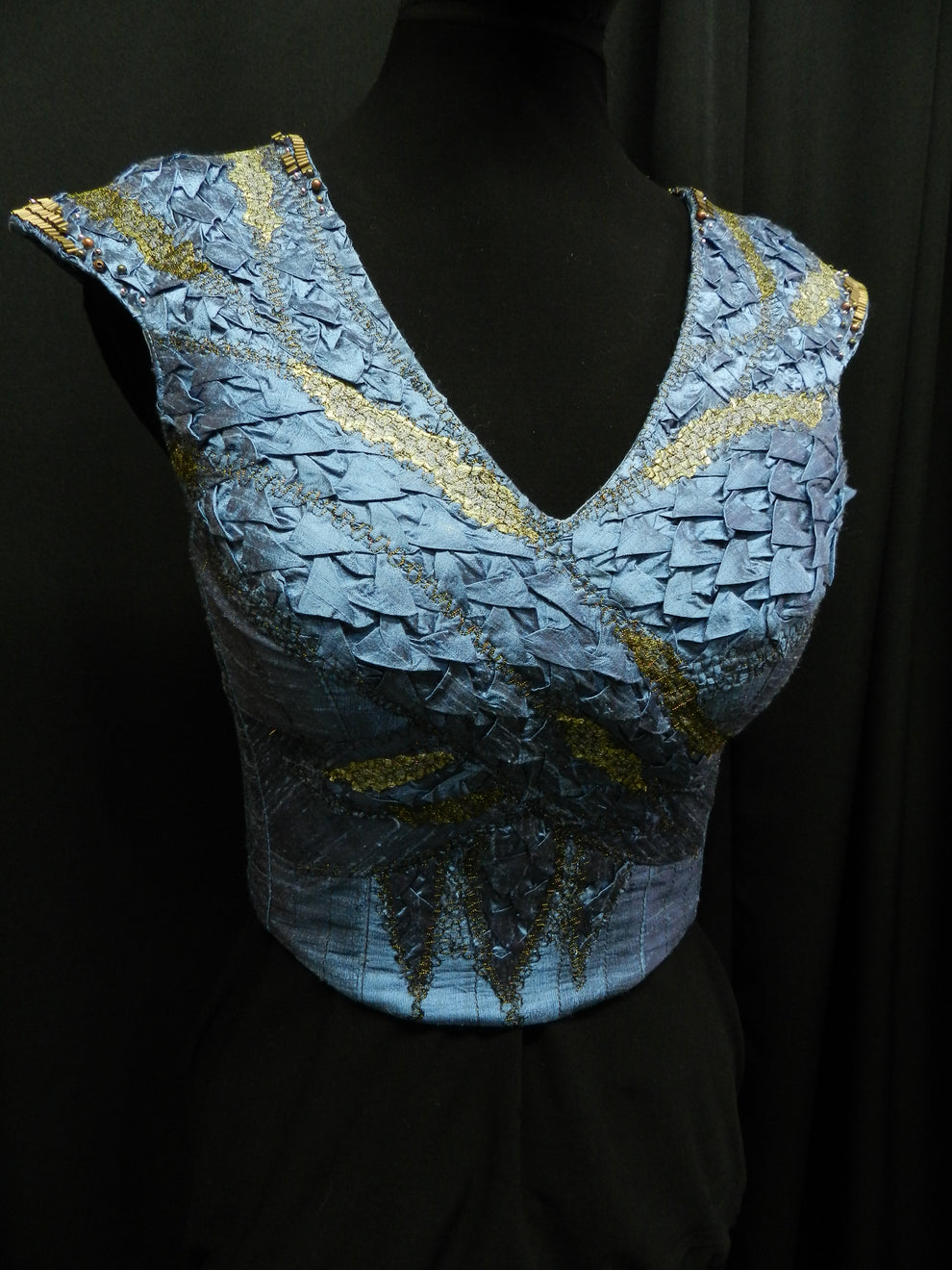 Top inspired by Game of Thrones Daenerys azure blue dress season 4 cus