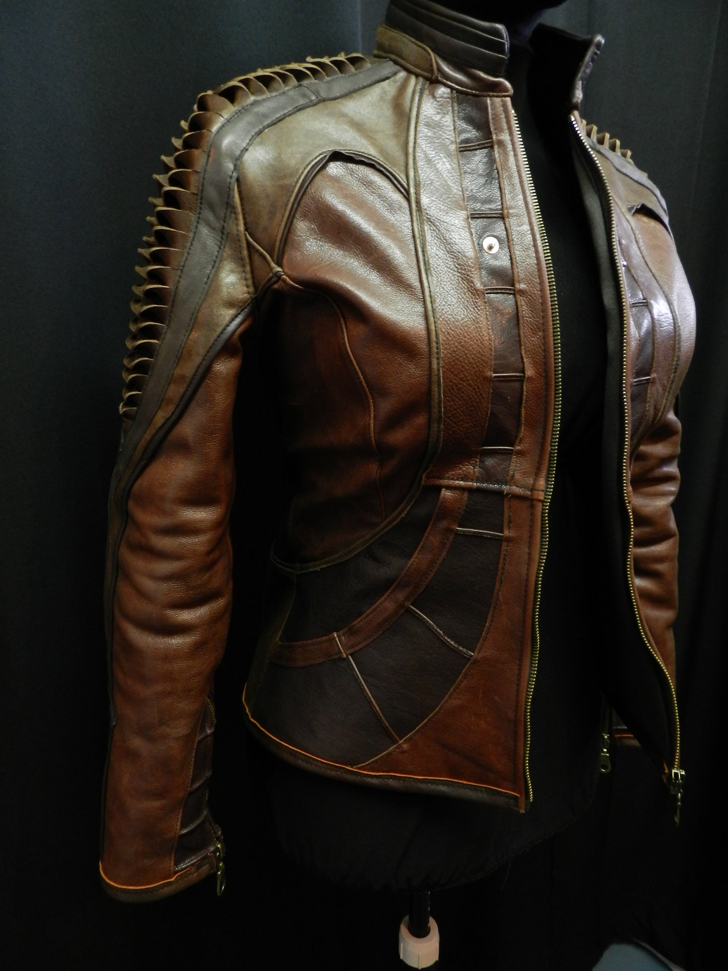 Inspired by Seven of Nine jacket Picard real leather Jacket custom made to your size!