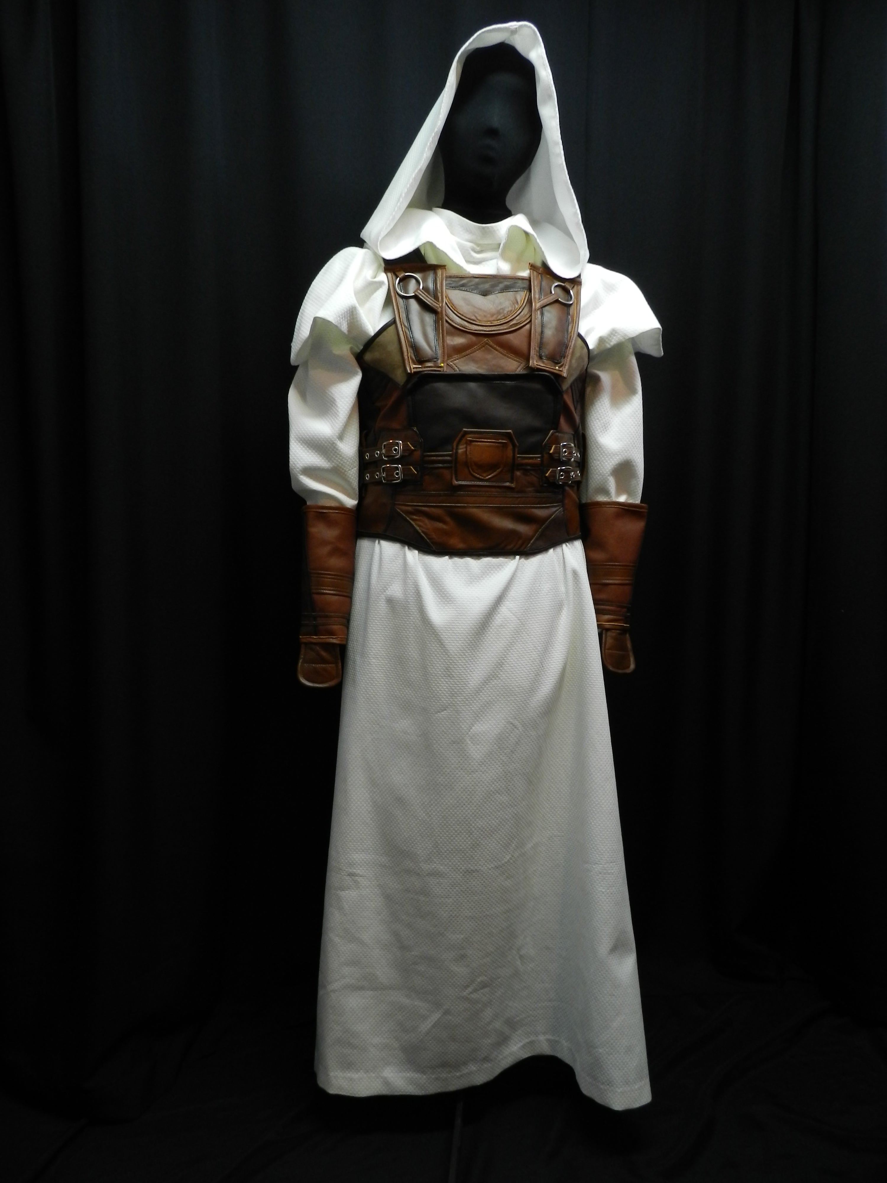 Inspired by Jedi Revan Star wars cosplay costume real OR faux