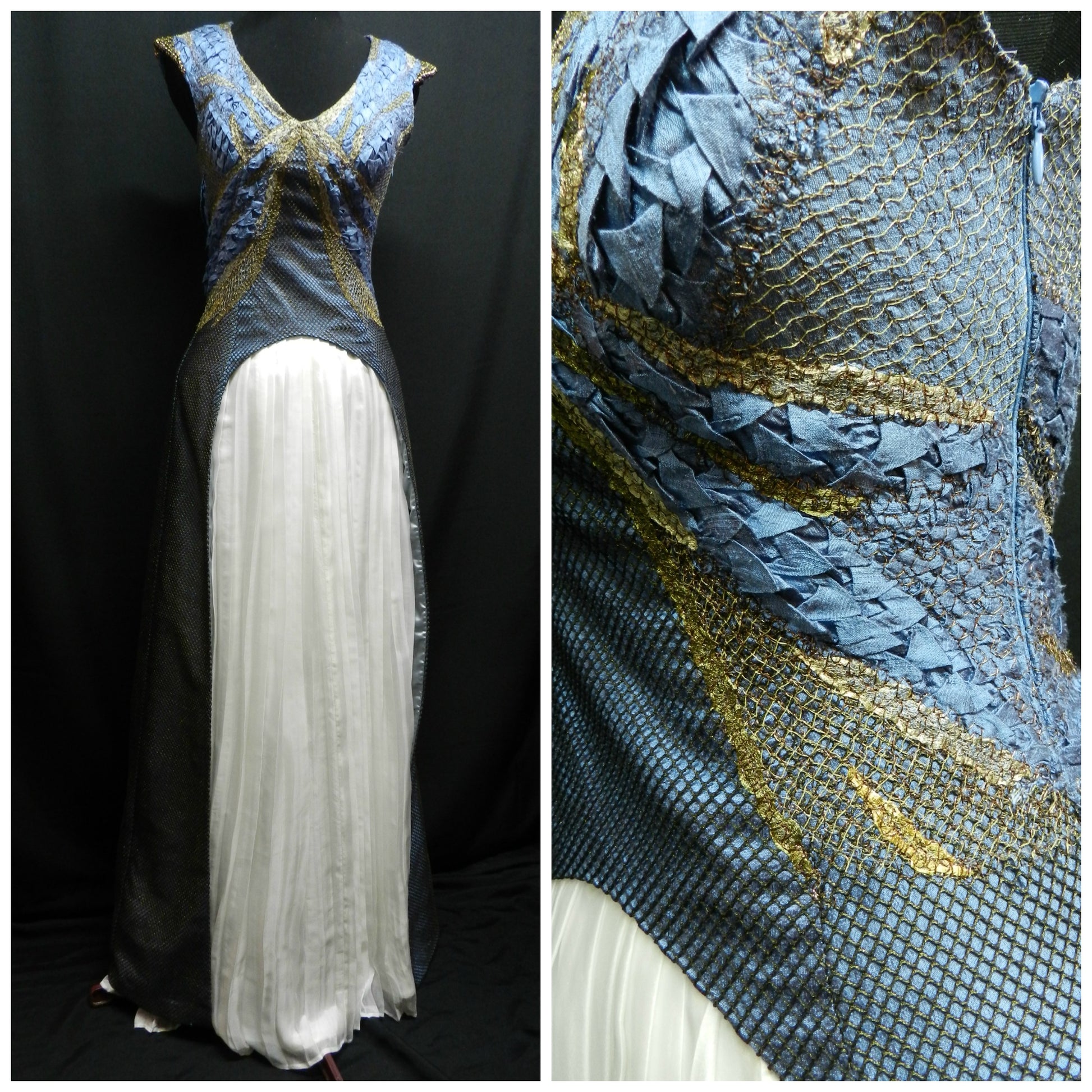 Custom Made To your size! Inspired by Daenerys Targaryen Blue dress / Mariecosplayshop Custom Made To your size! Inspired by Daenerys Targaryen Blue dress / Mariecosplayshop